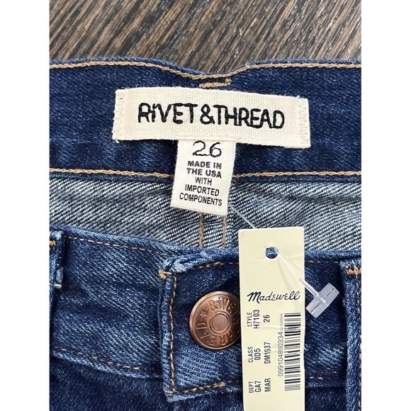 Rivet & Thread Women’s Rigid Skinny Jeans Step-Waist Edition Size 26 NWT - Picture 3 of 8